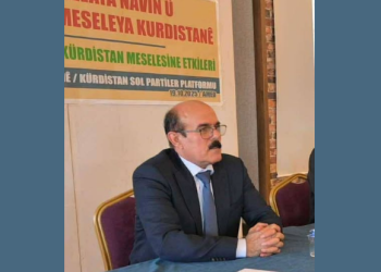 وتاری بەڵێن عەبدولڵا سكرتێری حزبی زەحمەتكێشانی كوردستان لە کۆربەندی چەپ لە شاری ئامەدى باكووری كوردستان