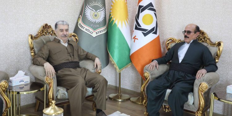 حزبی زەحمەتکێشان و پارتی ئازادی کوردستان بارودۆخی ناوچەکە و هاوپەیمانێتی نوێی ڕۆژهەڵات تاوتوێ دەکەن