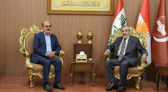 سکرتێری حزبی زەحمەتکێشانی کوردستان سەردانی ئەمینداری گشتی یەکگرتووی ئیسلامی کرد